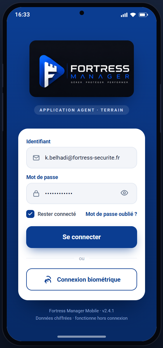 Connexion agent